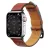Leather bőr óraszíj Apple Watch SE, 9, 8, 7, 6, 5, 4, 3, 2, 1 (41, 40, 38 mm), piros