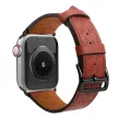 Leather bőr óraszíj Apple Watch SE, 9, 8, 7, 6, 5, 4, 3, 2, 1 (41, 40, 38 mm), piros