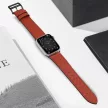 Leather bőr óraszíj Apple Watch SE, 9, 8, 7, 6, 5, 4, 3, 2, 1 (41, 40, 38 mm), piros