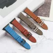 Leather bőr óraszíj Apple Watch SE, 9, 8, 7, 6, 5, 4, 3, 2, 1 (41, 40, 38 mm), piros