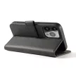 Wallet Case with Stand iPhone 15 Plus Magnet Case tok, fekete