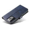 Wallet Case with Stand iPhone 15 Plus Magnet Case tok, kék