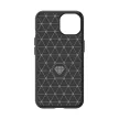 Flexible Carbon Case with a carbon pattern iPhone 15 tok, kék