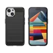 Flexible Carbon Case with a carbon pattern iPhone 15 tok, kék