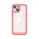 Outer Space reinforced case with flexible frame iPhone 15 tok, piros