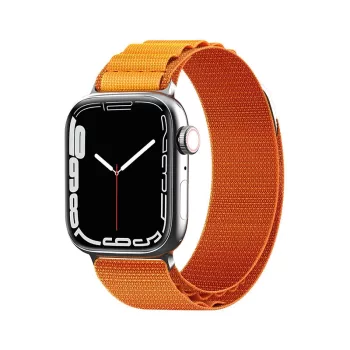   Alpine steel buckle Apple Watch 38/40/41 mm óraszíj, narancs
