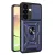 Hybrid Armor Camshield armotok, piros case Samsung Galaxy S24 Plus camera cover tok, kék