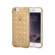   Rock iPhone 6 Plus/6S Plus Cubee Series hátlap, tok, átlátszó, arany
