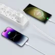 Tech-Protect C35W 2x USB-C PD 35W hálózati töltő with USB-C / USB-C kábel, fehér