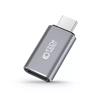 Tech-Protect UltraBoost USB-C - Lightning, adapter, szürke