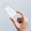 Tech-Protect C20W hálózati töltő 2x USB-C PD 20W, fehér