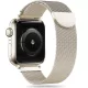 TECH-PROTECT ÓRASZÍJ MILANESEBAND APPLE WATCH 4/5/6/7/8/9/SE/ULTRA 1/2 (42/44/45/49 MM), bézs
