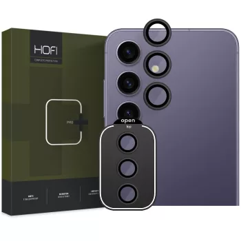   Hofi CamRing Pro+ Samsung Galaxy S24 kameralencse védő üveg, fekete