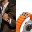 TECH-PROTECT Óraszíj NYLON PRO APPLE WATCH 4/5/6/7/8/9/SE/ULTRA 1/2  (42/44/45/49 MM), narancssárga