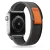 TECH-PROTECT Óraszíj NYLON APPLE WATCH 4/5/6/7/8/9/SE/ULTRA 1/2  (42/44/45/49 MM), fekete, narancssárga