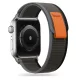 TECH-PROTECT Óraszíj NYLON APPLE WATCH 4/5/6/7/8/9/SE/ULTRA 1/2  (42/44/45/49 MM), fekete, narancssárga