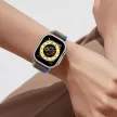TECH-PROTECT Óraszíj NYLON APPLE WATCH 4/5/6/7/8/9/SE/ULTRA 1/2  (42/44/45/49 MM), fekete, narancssárga