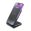 Tech-Protect QI15W-S2 15W vezeték nélküli töltő állvány formájában, fekete