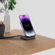 Tech-Protect QI15W-S2 15W vezeték nélküli töltő állvány formájában, fekete