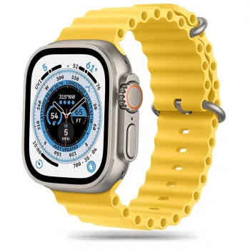   TECH-PROTECT ÓRASZÍJ ICONBAND APPLE WATCH 4/5/6/7/8/9/SE/ULTRA 1/2 (42/44/45/49 MM), sárga