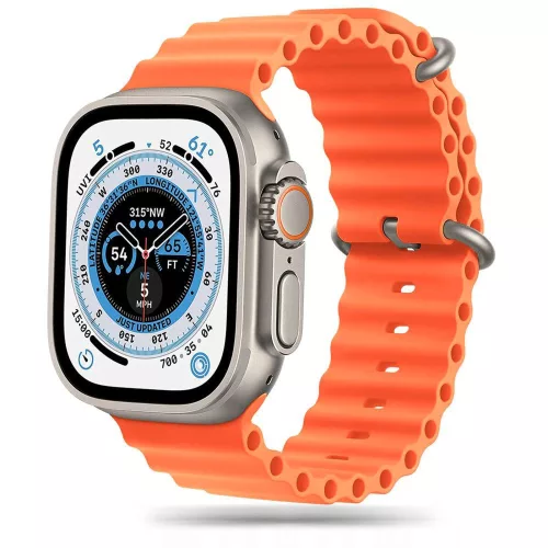 TECH-PROTECT ÓRASZÍJ ICONBAND APPLE WATCH 4/5/6/7/8/9/SE/ULTRA 1/2 (42/44/45/49 MM), narancssárga