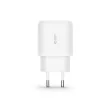 Tech-Protect C20W USB-C PD 20W / USB-A QC 3.0 hálózati töltő with USB-C / USB-C kábel, fehér