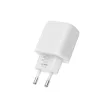 Tech-Protect C20W USB-C PD 20W / USB-A QC 3.0 hálózati töltő with USB-C / USB-C kábel, fehér