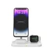 Tech-Protect QI15W-A22 induktív MagSafe töltő 3in1 MagSafe állvánnyal okostelefonhoz / Apple Watch-hoz / AirPods-hoz - fehér