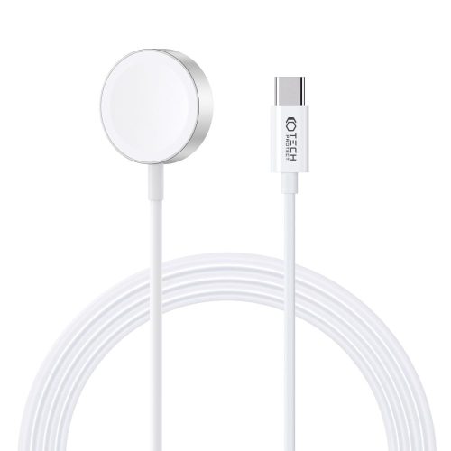 TECH-PROTECT TÖLTŐ- ÉS ADATKÁBEL ULTRABOOST MAGNETIC CHARGING TYPE-C CABLE 120CM APPLE WATCH, lila