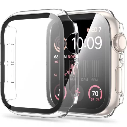TECH-PROTECT DEFENSE360 Ütésálló tok Apple Watch 4/5/6/SE (44MM) ÁTLÁTSZÓ
