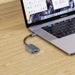 Tech-Protect UltraBoost USB-C - HDMI 4K 60 Hz, adapter, fekete