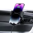 Tech-Protect CM15W-V1 autós telefontartó 15W-os vezeték nélküli töltővel műszerfalra / szellőzőrácsra - fekete