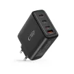 Tech-Protect NC100W-GAN GaN hálózati töltő 3x USB-C PD 100W / USB-A QC 3.0, fekete