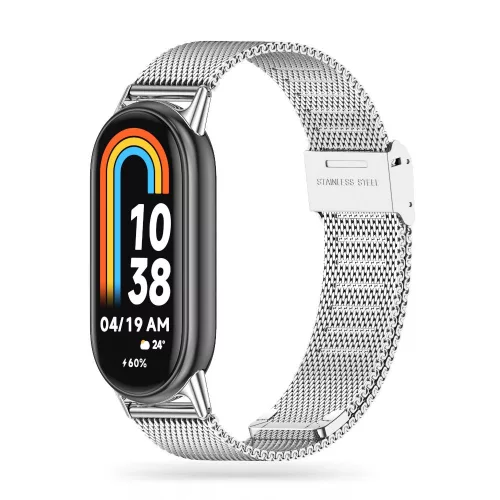 Tech-Protect MilaneseBand Strap Xiaomi Smart Band 8 / 8 NFC - Silver
