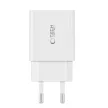 Tech-Protect NC30W USB-C PD 30W / USB-A QC 3.0 hálózati töltő, fehér