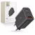Tech-Protect NC30W hálózati töltő 2x USB-C PD 30W / USB-A QC 3.0, fekete