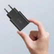 Tech-Protect NC30W hálózati töltő 2x USB-C PD 30W / USB-A QC 3.0, fekete