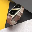 Tech-Protect Leatherfit strap Xiaomi Smart Band 8 / 8 NFC - black