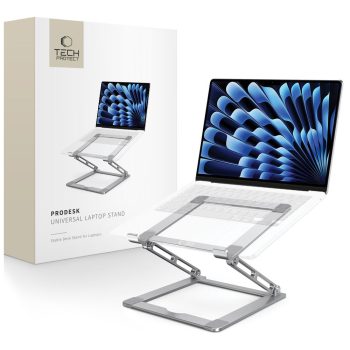   Tech-Protect ULS400 universal extendable stand a laptop up to 17" laptop állvány, szürke