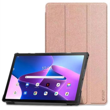   TECH-PROTECT oldalra nyíló tok SMARTCASE LENOVO TAB M10 PLUS 10.6 3RD GEN TB-125/TB-128, rozé arany