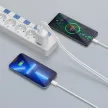 Tech-Protect C20W USB-C PD 20W / USB-A QC 3.0 hálózati töltő, fehér