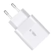 Tech-Protect C30W USB-C PD 30W / USB-A QC 3.0 hálózati töltő, fehér