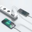 Tech-Protect C30W USB-C PD 30W / USB-A QC 3.0 hálózati töltő, fehér