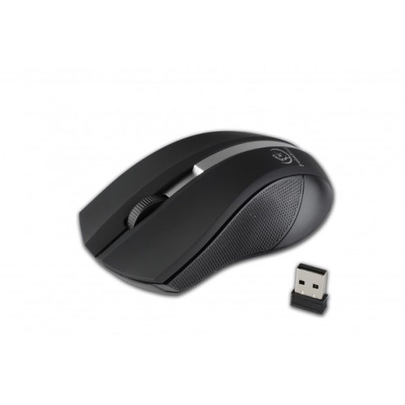 Rebeltec Galaxy wireless mouse, vezeték nélküli egér, fekete-ezüst