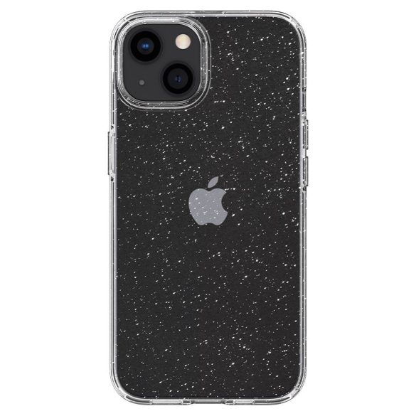 Spigen Liquid Crystal Glitter iPhone 13 hátlap, tok, átlátszó