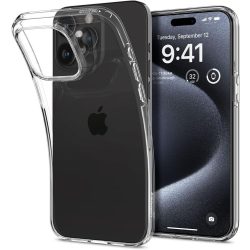   Spigen Liquid Crystal iPhone 15 Pro (ACS06699) hátlap, tok, átlátszó