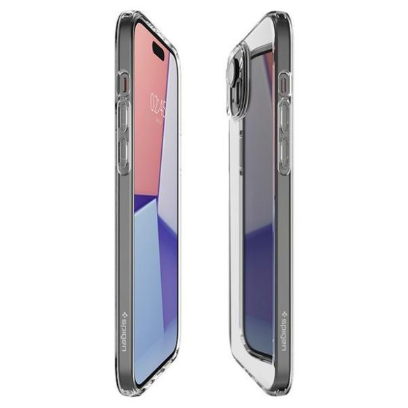 Spigen Liquid Crystal iPhone 15 (ACS06786) hátlap, tok, átlátszó