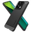 Spigen Rugged Armor Xiaomi Redmi Note 13 Pro 5G/Poco X6 szilikon hátlap, tok, fekete