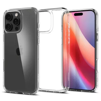   Spigen Ultra Hybrid iPhone 16 Pro ütésálló kemény hátlap tok, átlátszó