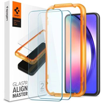   Spigen AlignMaster Glas.TR Samsung Galaxy A54 5G 2db kijelzővédő, üvegfólia felrakó kerettel